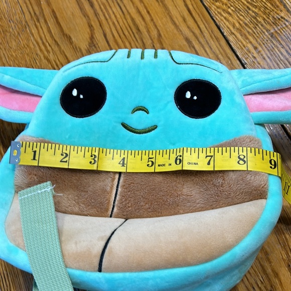 Baby Yoda Star Wars plush small backpack. Some stains. - Picture 8 of 9